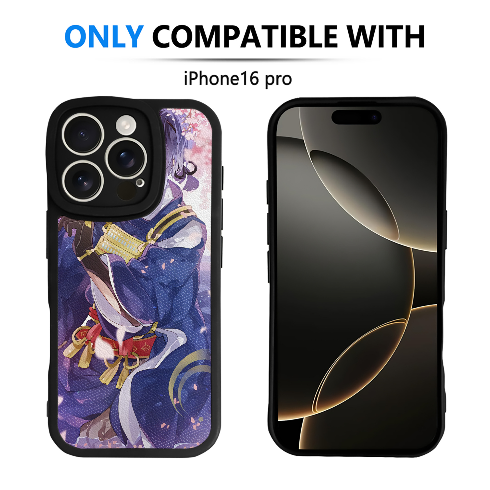 （画像用） 刀剣乱舞 Touken Ranbu 【iPhone 16シリーズ対応】シリコンスマホケース（レザー調） 材質：シリコン